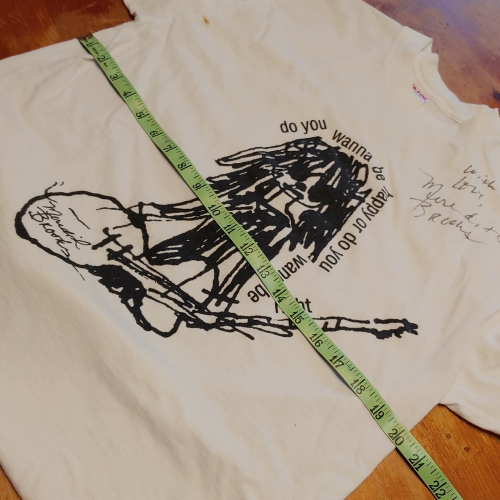 Vintage Meredith Brooks Autographed North American Tour T Shirt